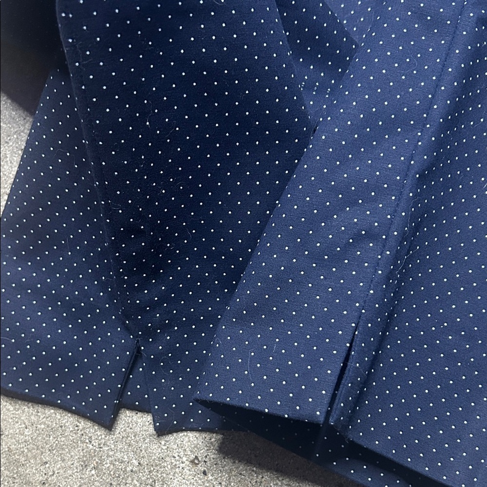 Hilary Radley Navy And White Dotted Capri Pants - Picture 10 of 11